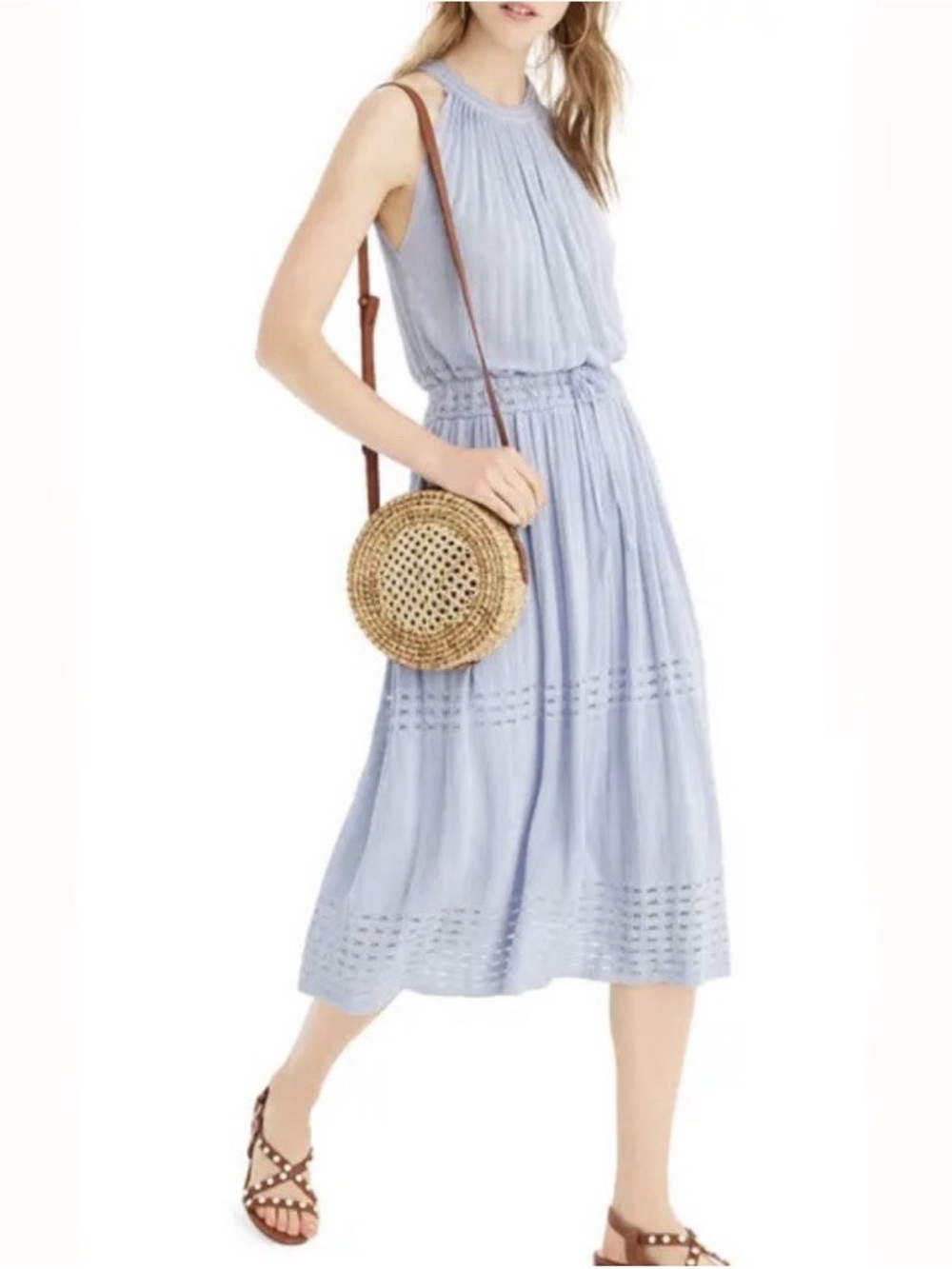 J.Crew Point Sur Cinched-Waist Dress
